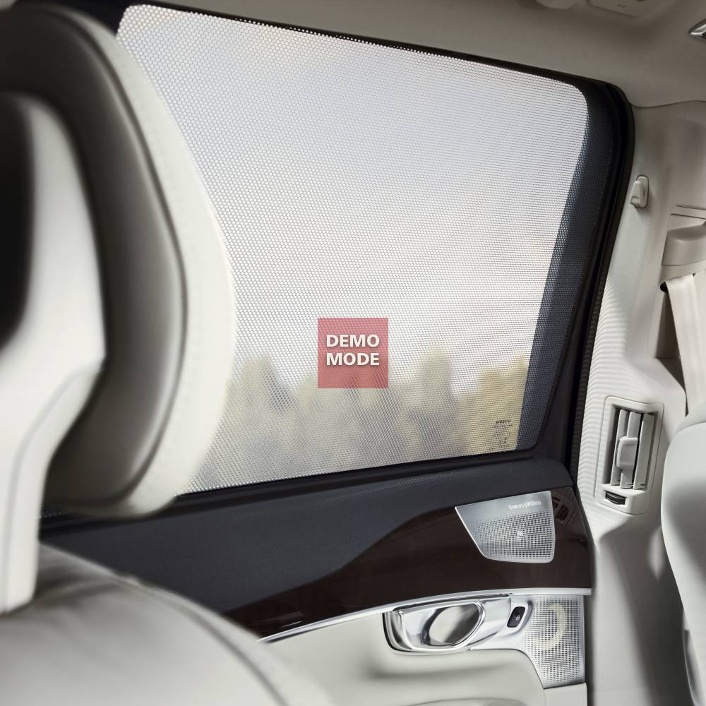 Päikesevari tagaklaasile ja tagumistele akendele (kolmeosaline komplekt)